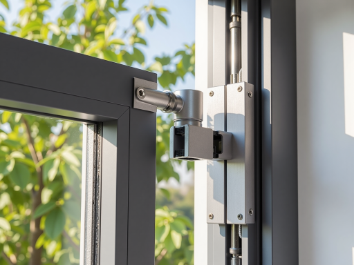 Professional window installer fitting new energy efficient window into frame, modern home interior visible, measuring tools and safety equipment present